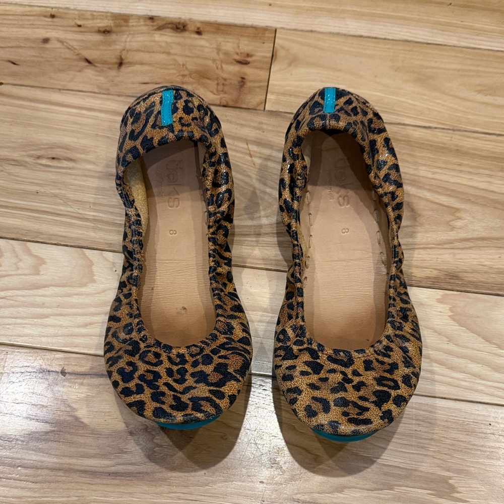 Tieks Leopard Print Women's Flats size 8